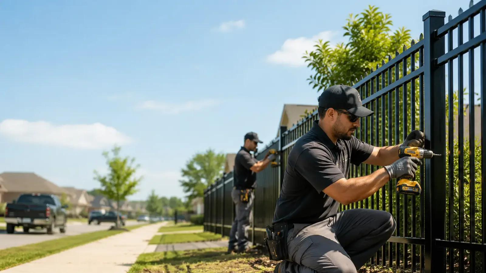 Metal Fence Installation in Calera, OK